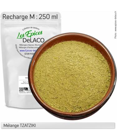 TZATZIKI 110g M ... m langes d' pices herbes aromates condiments piments pour viandes poissons l gumes marinades salades barbecue - Les EPICES DeLACO - Buy Online on GoSupps.com