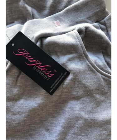 Purpless Maternity Over Bump Support Joggers - Light Gray Melange - Size 18 - Buy Online on GoSupps.com