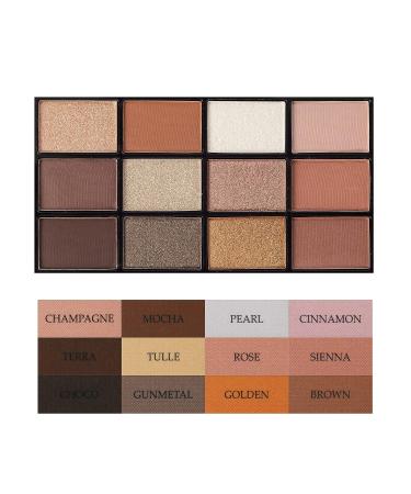 DECENTNESS 12 Colors Eyeshadow Palette - Nude Matte Shimmer Glitter Pigment - Long Lasting & Waterproof - Ideal Gift - Natural Credential - Buy Online on GoSupps.com