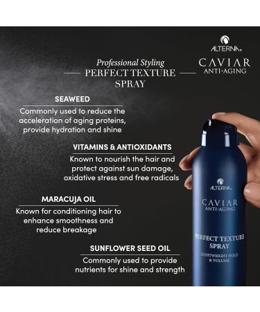 Alterna Caviar Professional Styling Perfect Texture Spray 6.5 Ounce (Pack of 2) - Buy Online on GoSupps.com