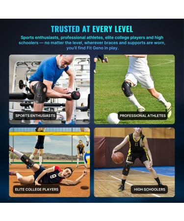 Hinged Knee Brace for Meniscus Tear: Upgraded Support for Knee Pain w/Dual Metal Hinges & Side Stabilizers Adjustable for Plus Size Big Men and Women w/Torn ACL MCL PCL Sprain Large XL XXL 3XL 4XL Plus Size L Fits for XL/2XL/3XL/4XL - Buy Online on GoSupps.com