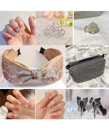 Buy Beadsland 288 PCS Flat Back Rhinestones - Crystal White Nail Crystals SS34 (7.1-7.3mm) for Stunning Nail Art - International Shipping Available - Buy Online on GoSupps.com