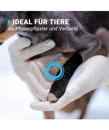 TrueTape Finger Pavement | 8x Rolls Self-Adhering Plasters for Fingers (2.5cm x 4.5m) | Black Dirt-Repellent Narrow Adhesive Tape - Buy Online on GoSupps.com