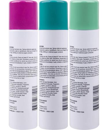 FDS Intimate Deodorant Spray Variety Pack - Shower Fresh & Delicate Breeze - 2oz Bottles - 3 Pack - Buy Online on GoSupps.com