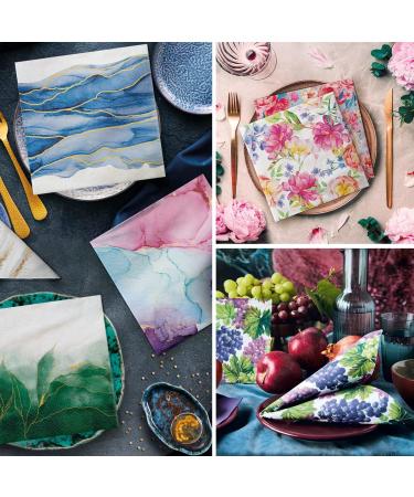 PAW 3-Layer Colorful Tropical Fruits Napkins - 20 Pieces | Perfect for Birthdays Weddings & Parties | 33x33 cm Paper Napkins - Buy Online on GoSupps.com