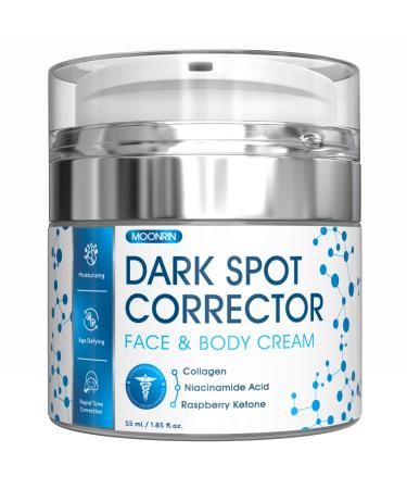 Dark Spot Corr ctor for Face & Body 1.85 fl oz 55 ml Moisturizing Skin Light ning Cream with Collagen & Ni cinamide Acid H perpigmentation Treatm nt Legs Hands Inner Thighs & Underarms
