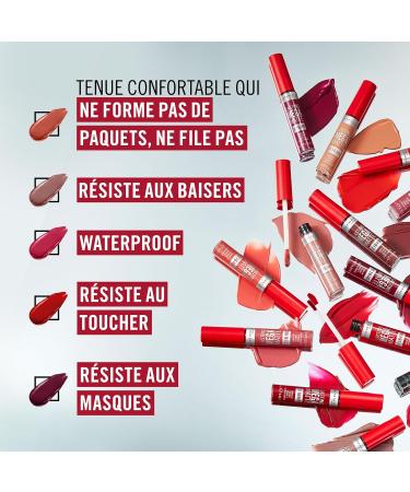 Rimmel London Lasting Mega Matte Liquid Lipstick Long-Lasting Hydrating Vegan Formula - 920 - Scarlet Flames 7.4ml - Buy Online on GoSupps.com