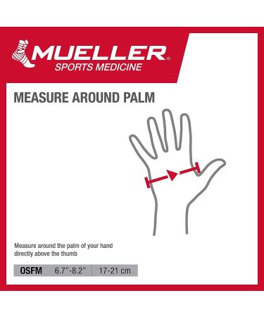 MUELLER Arthritis Compression Glove - Hand & Wrist Support for Men and Women - Black, One Size - Buy Online on GoSupps.com
