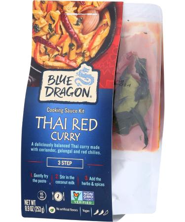 BLUE DRAGON CURRY KIT THAI RED 3 STEP - Buy Online on GoSupps.com