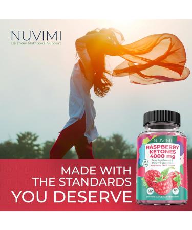 Raspberry Ketones 4000mg Natural Food Supplement - Supports Healthy Weight Management & Keto Diet - 120 Pills for Men & Women - Buy Online on GoSupps.com