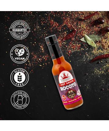 Poppamies Rocoto Chili Hot Sauce - Gluten Free Vegan Lactose Free | 150ml | Medium Heat 6/10 - Buy Online on GoSupps.com