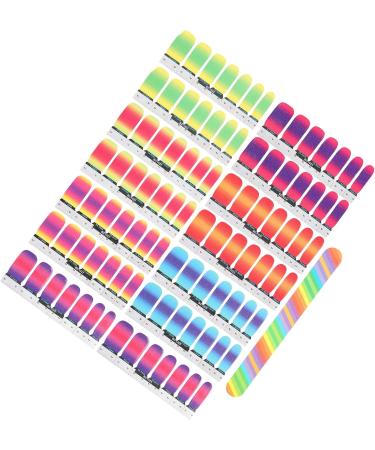 Easy To Use Classic Pattern Nail Sticker Shining Nail Art Sticker Completely Wrapped Salon Shop for Home - Buy Online on GoSupps.com