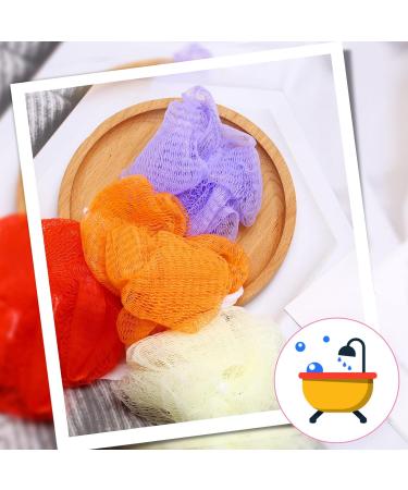 36 Pack Mini Travel Shower Puff Assorted Colors - Exfoliating Loofahs for Kids, Women, and Baby - Bath and Shower Sponge Set - Buy Online on GoSupps.com