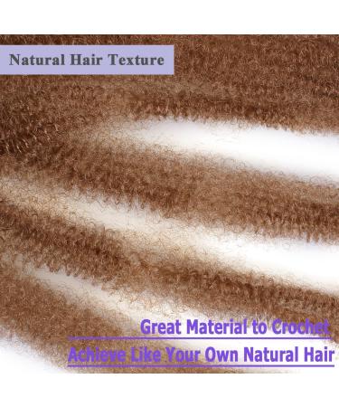 Leeven 16 Inch Pre Separated Springy Twist Hair for Afro Marley Locs 8 Packs Pre-Fluffed Popping Spring Twist Crochet Hair for Distressed Locs Afro Kinky Curly Marley Braiding Hair Extensions /27# 16 Inch (Pack of 8) 27# - Buy Online on GoSupps.com