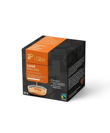 Tchibo qbo Caff Minas Verde Premium Coffee Capsules - 27 Count - Intensity 8/10 - Sustainable & Climate-Neutral - Full-Bodied & Spicy - Buy Online on GoSupps.com