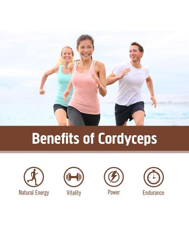 Om Mushroom Superfood Cordyceps Organic Powder - 3.5 oz for Energy, Stamina & Sports Performance - Buy Online on GoSupps.com