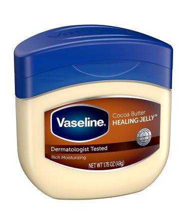 Vaseline Petroleum Jelly with Cocoa Butter - 1.75 Ounce | Soothing Moisturizer for Dry Skin - Shop Internationally - Buy Online on GoSupps.com