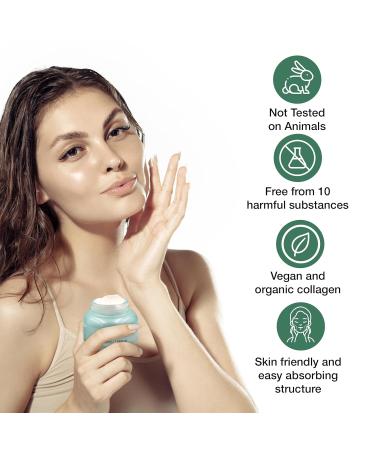 Organic Triple Collagen Anti-Aging Face Cream 50ml | Moisturizing & Firming Skincare with Natural Ingredients for Fine Lines & Dark Spots - Buy Online on GoSupps.com