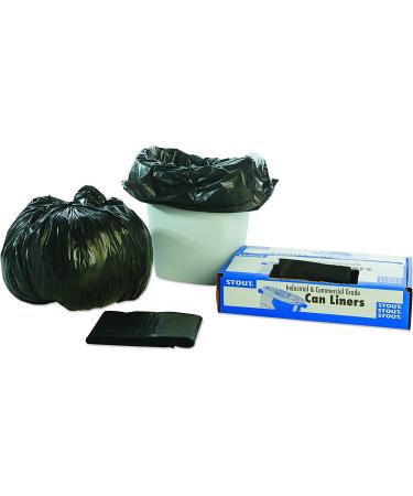 Stout Recycled Content Trash Bags 7-10 Gallon 24x24 1Mil - Eco-Friendly Waste Disposal Solution - Buy Online on GoSupps.com