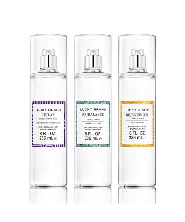 LUCKY Brand Re/Lax The New Sustainably-Inspired & Tranquil Unisex Fine Fragrance Mist For Women & Men 8.0 Fl Oz (Pack of 1) Lucky Re/Lax 8 Fl Oz (Pack of 1) - Buy Online on GoSupps.com