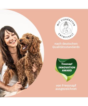 Mammaly Shiny Hair Fell Care Snacks for Dogs | Omega-3 Biotin & Sea Algae | 270 Delicious Fur Care Treats - Bundle 3x - Buy Online on GoSupps.com