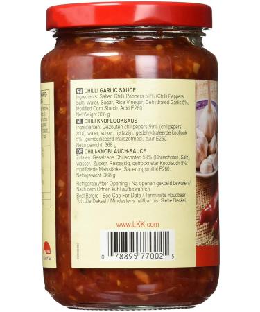 Lee Kum Kee Chilli Garlic Sauce - Pack of 3 (3 x 368g) | Authentic Asian Flavor for International Shipping - Buy Online on GoSupps.com