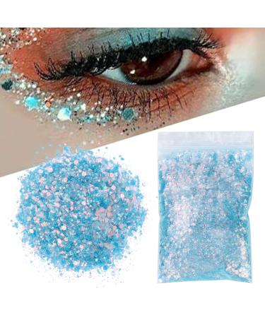 Nail Chunky Glitter Dazzling Luster Widely Use Nail Art Confetti DIY Unique Nails for Crafts Making for Body Decoration(HC37) - Buy Online on GoSupps.com