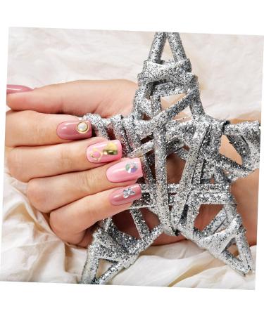 Healeved 36 Boxes Nail Art Accessories Decor Nail Accessories 3d Rivet Nail Art Rhinestone Trim Nail Art Charm Manicures Accessories Nail Art Supplies Plastic Nail Supplies Hollow Out White - Buy Online on GoSupps.com