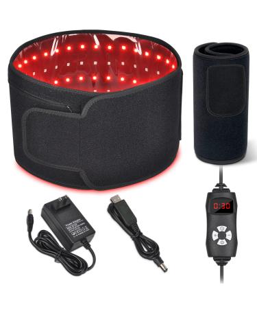 Holsn Red Light Therapy Belt for Body, Infrared Light Therapy Red Light Therapy Device, Near Infrared LED Light Therapy for Leg Knee Back Waist Shoulder Pain Relief