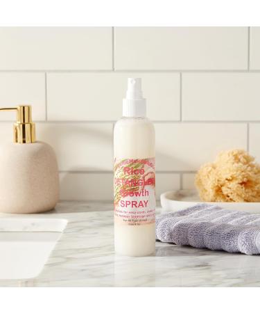 Organic Hair Solution | Rice Water Growth Spray | Leave-In Thickening & Moisturizing Mist with Aloe Vera Tea Tree Avocado & Peppermint | Sulfate & Paraben Free | All Hair Types - Buy Online on GoSupps.com