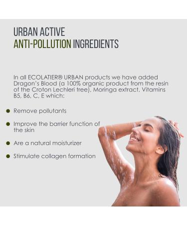 Ecolatier Sea Minerals & Matcha Body Wash - 97.5% Natural Vegan Detox & Moisturizing Cleanser - 20.3 Fl Oz - Buy Online on GoSupps.com