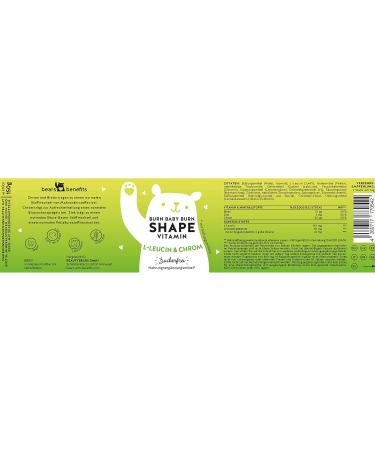 Metabolism Complex with Chromium Biotin & Zinc - Vegan Sugar-Free Bears - 60 Pieces | Bears with Benefits - Buy Online on GoSupps.com