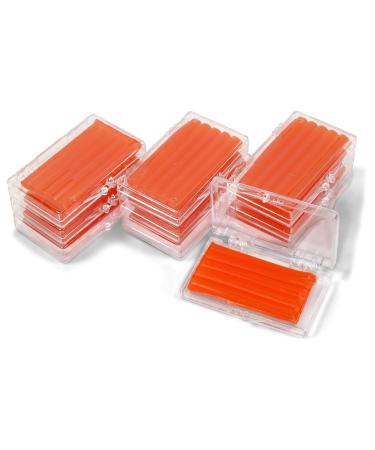 Element Dental Orthodontic Wax | Premium Food Grade Orthodontic Wax Strips with Storage Case | Pack of 10 - Orange - Buy Online on GoSupps.com