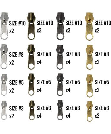 197pc Zipper Repair Kit with Replacement Sliders & Pliers - Ideal for Luggage, Coats, Jeans, Jackets, Tents - Buy Online on GoSupps.com