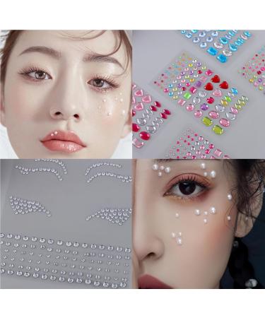 Colorful Gem Stickers - 4 Sheets of Adhesive Rhinestones for Kids DIY Crafts - Crystal Craft Supplies - International Shipping Available - Buy Online on GoSupps.com