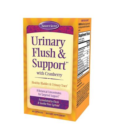 Nature's Secret Urinary Flush & Support with Cranberry 60 Capsules