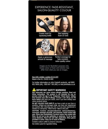 John Frieda Sheer Blonde Precision Foam Colour 7G Dark Golden Blonde Hair Dye for Blonde Hair Non-Drip Permanent Hair Colour 100% Grey Coverage (Pack of 2) Dark Golden Blonde 1 Count (Pack of 2) - Buy Online on GoSupps.com