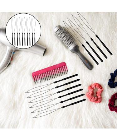 Savita 10-Piece Nail Extension Set | Hair Extension Loop Pull Hook & Bead Device | Black Hair Styling Tools & Accessories - Buy Online on GoSupps.com