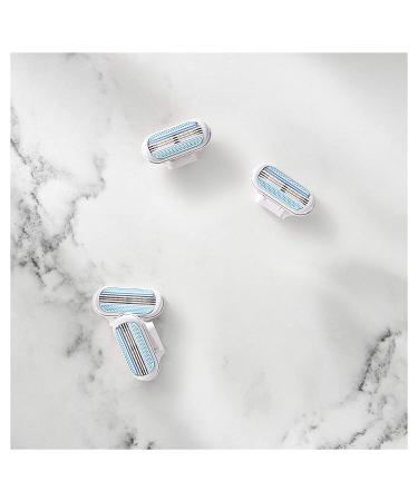 12-Pack Gillette Venus Smooth Women's Razor Blade Refills - 3 Curve-Hugging Blades with Protective Cushions - Buy Online on GoSupps.com