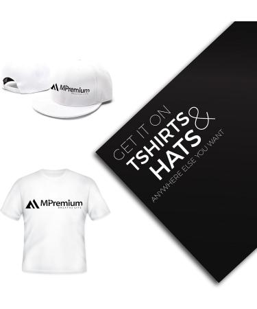 MiPremium Navy Blue Glitter Heat Transfer Vinyl - Pack of 4 Sheets | Easy Iron On for T-Shirts & Garments - Buy Online on GoSupps.com