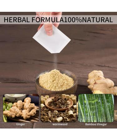 40 Pcs Detox Foot Pads Natural Foot Patches Ginger Detox Foot Patches for Foot Body Care Stress Relief & Deep Sleep Help Remove Toxins & Cleanse Body - Buy Online on GoSupps.com