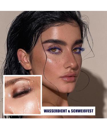 Lot de mascara color s 3 couleurs imperm able volume et curling mascara blanc rose bleu durable et volumineux pour Halloween f te mariage - Buy Online on GoSupps.com