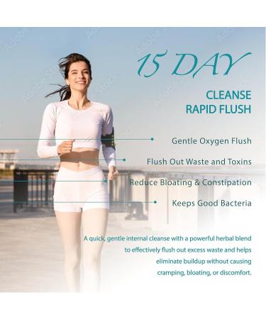 Nature4U 15 Day Cleanse Gut Support Advanced Gentle Daily Colon Gut Cleanse Detox for Women & Men with Senna Cascara Sagrada Psyllium Husk and Probiotic 15 Capsules - Buy Online on GoSupps.com