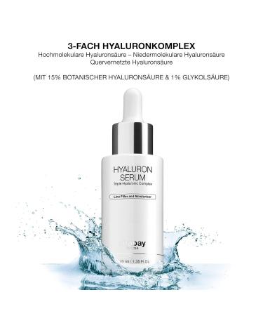 Vitabay Hyaluronic Acid Serum 40 ml - Intense Hydration & Anti-Aging for Dry Skin - Buy Online on GoSupps.com