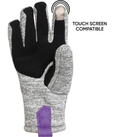 FOCO Minnesota Vikings NFL Heather Grey Insulated Gloves - L/XL | Official Team Merchandise - Buy Online on GoSupps.com