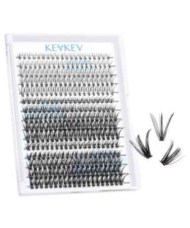 300 Pcs Lash Clusters Individual Lashes 20D+40D+50D Cluster Lashes Eyelash Clusters DIY Lash Extension at Home Thin Band Easy to Apply Natural Volume Look(20D+40D+50D C-9-16mix) C-Mix (9-16mm) 20D+40D+50D