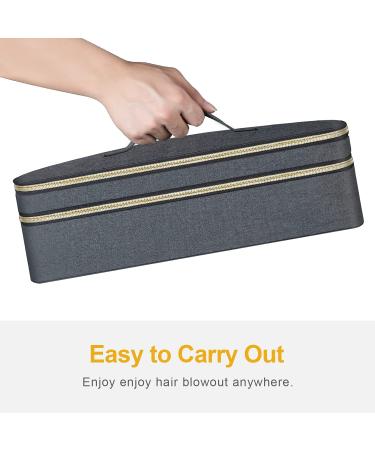 Travel Case for Revlon Hair Dryer Brush - Double-Layer Storage Bag for Hot Air Brush & Styling Accessories (Case Only) - Buy Online on GoSupps.com