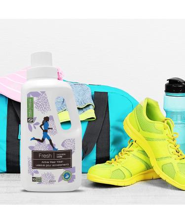 Fashion Care Fresh Sport Wear Laundry Liquid Detergent Yoga Wear Wash All Natural Laundry Detergent HE Laundry Detergent Liquid for Activewear Laundry Solution for Sweaty Workout Clothes 1000 ml 1 l (Pack of 1) - Buy Online on GoSupps.com