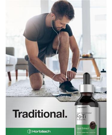 Horb ach FoTi Herb Liquid Root Extract | 2 fl oz | He Shou Wu | Super Concentrated | Vegetarian | Alcohol Free | Non-GMO Gluten Free - Buy Online on GoSupps.com