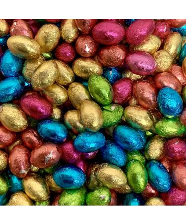 Chocolate Foiled Mini Eggs 1kg Share Bag by The Gourmet Sweet Company